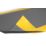 COBA Orthomat Anti-Fatigue Floor Mat Grey/Yellow 1.5m x 0.9m x 9mm