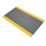 COBA Orthomat Anti-Fatigue Floor Mat Grey/Yellow 1.5m x 0.9m x 9mm