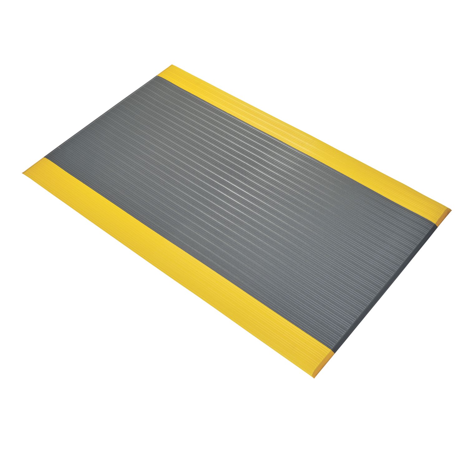 COBA Orthomat Anti-Fatigue Floor Mat Grey/Yellow 1.5m x 0.9m x 9mm (848FV)