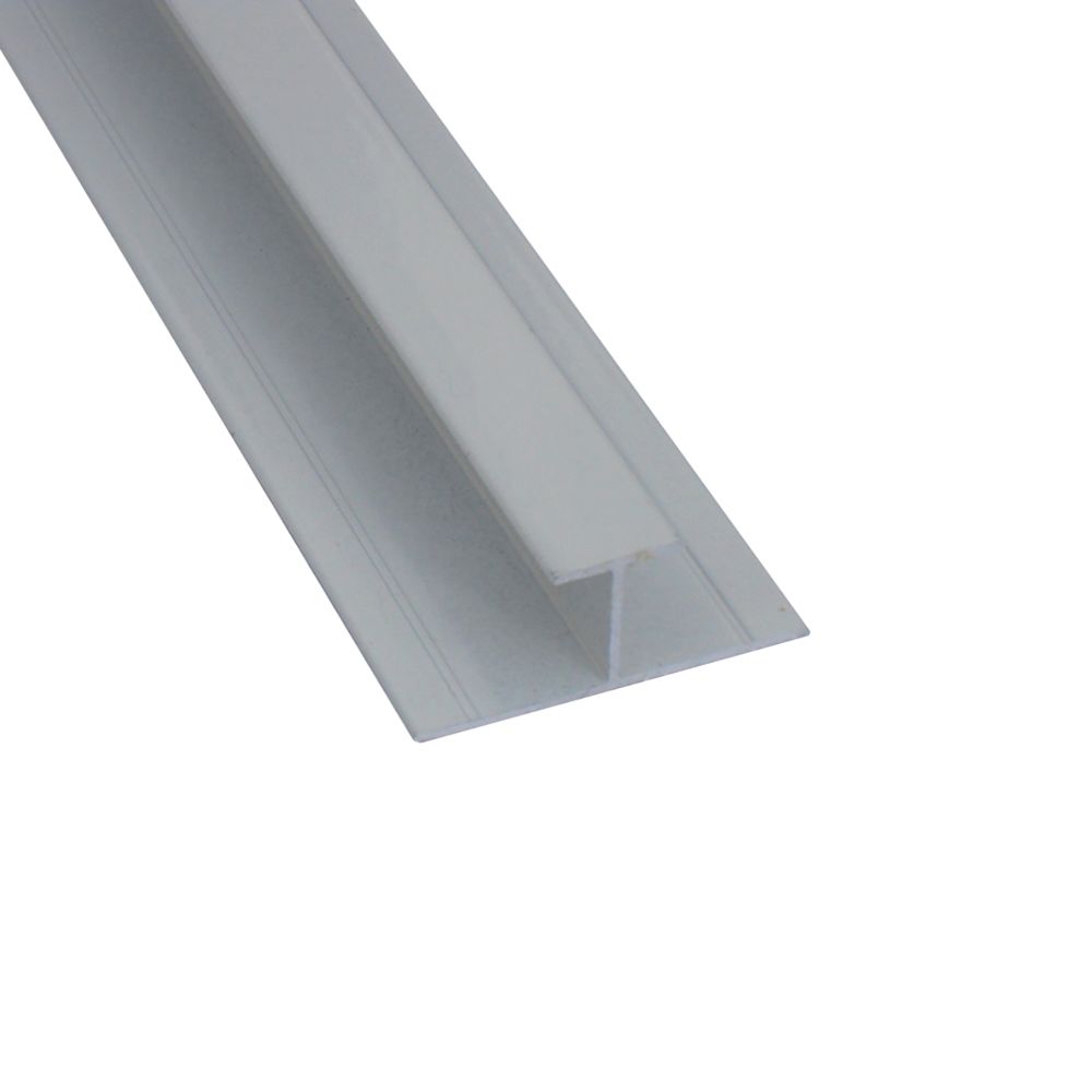 Splashwall H-Joint White 2420 x 11mm | Bathroom Wall Panels | Screwfix.com