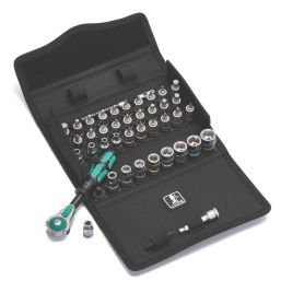 Wera 8100 SA All-in Zyklop Speed 1/4" Drive Ratchet & Socket Set 42 Pcs