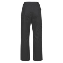 Regatta Action Womens Work Trousers Black Size 12 27" L