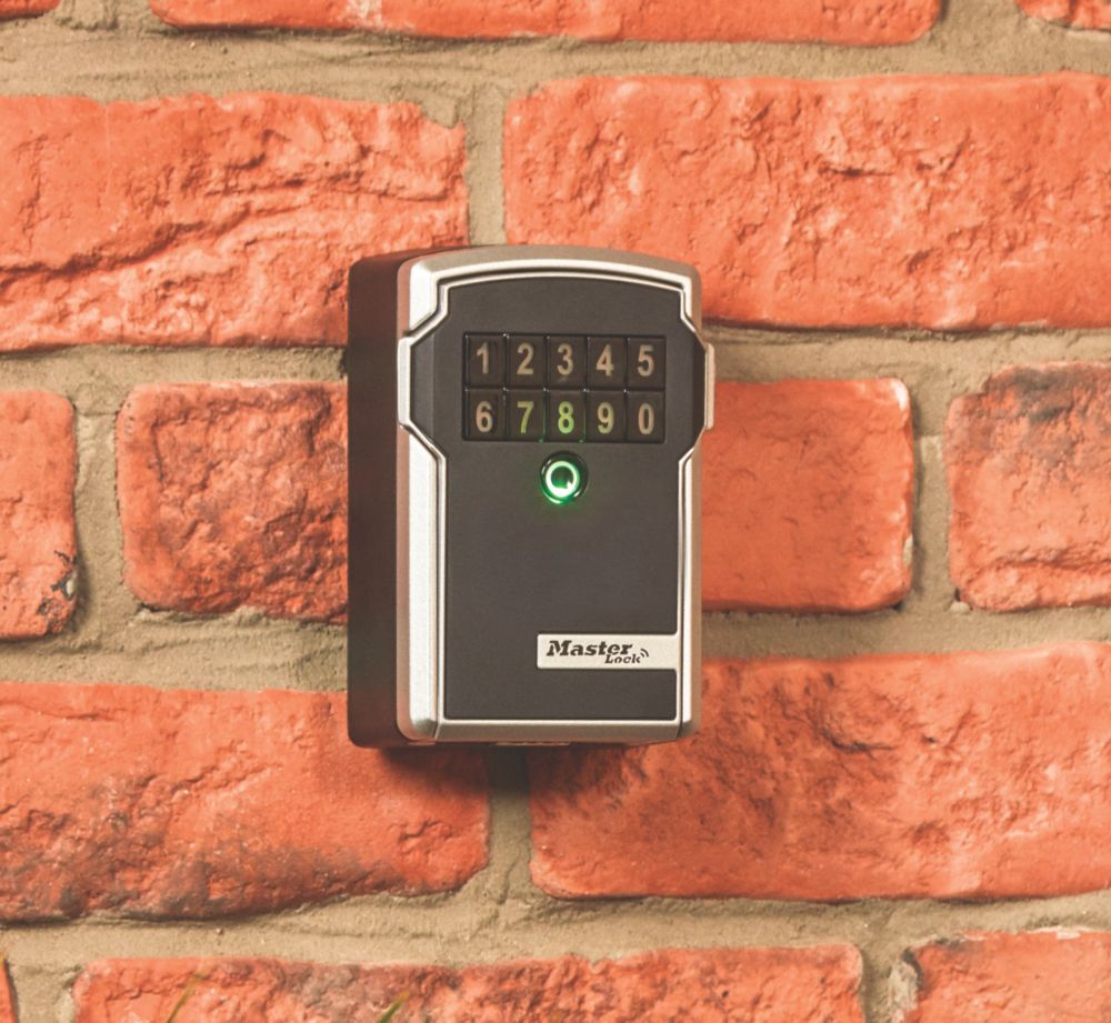 thumbnail image 2 of Master Lock Digital Lock Box For Keys - Bluetooth, App Control, Keypad Codes, Wall Mount (3.25" Wide) 2 of 12