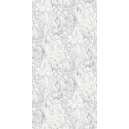 Splashwall Marble Bathroom Wall Panel Matt White 585mm x 2420mm x 11mm