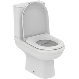Ideal Standard Della Soft-Close Close-Coupled Rimless Toilet Dual-Flush 4/6Ltr