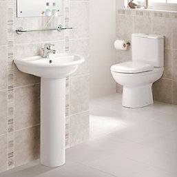 Ideal Standard Della Soft-Close Close-Coupled Rimless Toilet Dual-Flush 4/6Ltr