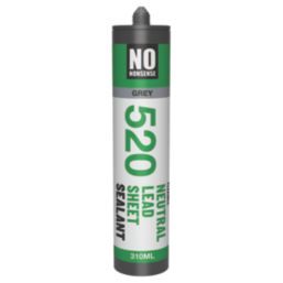 No Nonsense 520 Lead Sheet Silicone Sealant  Grey 310ml