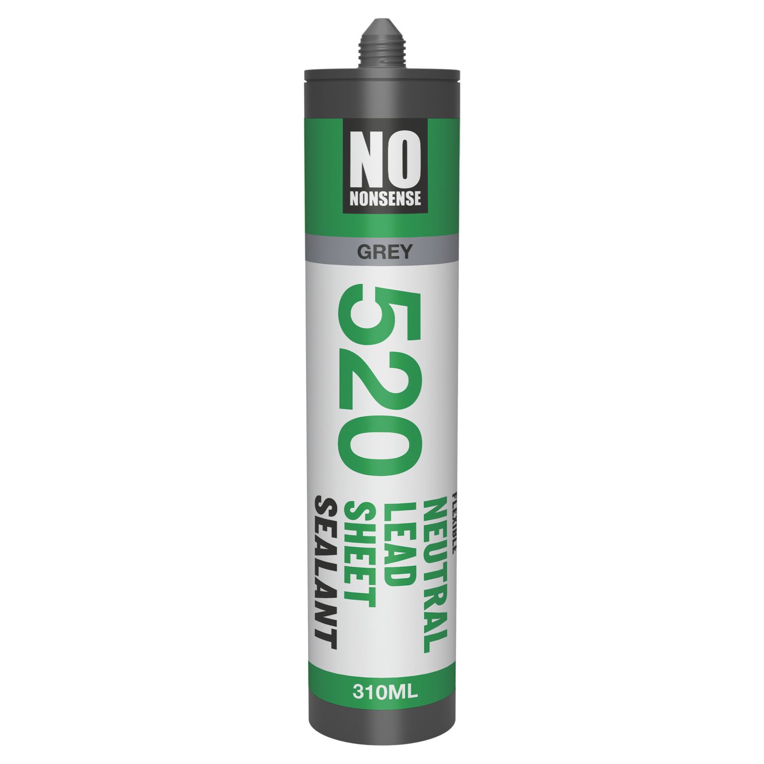 No Nonsense 520 Lead Sheet Silicone Sealant Grey 310ml (848RU)