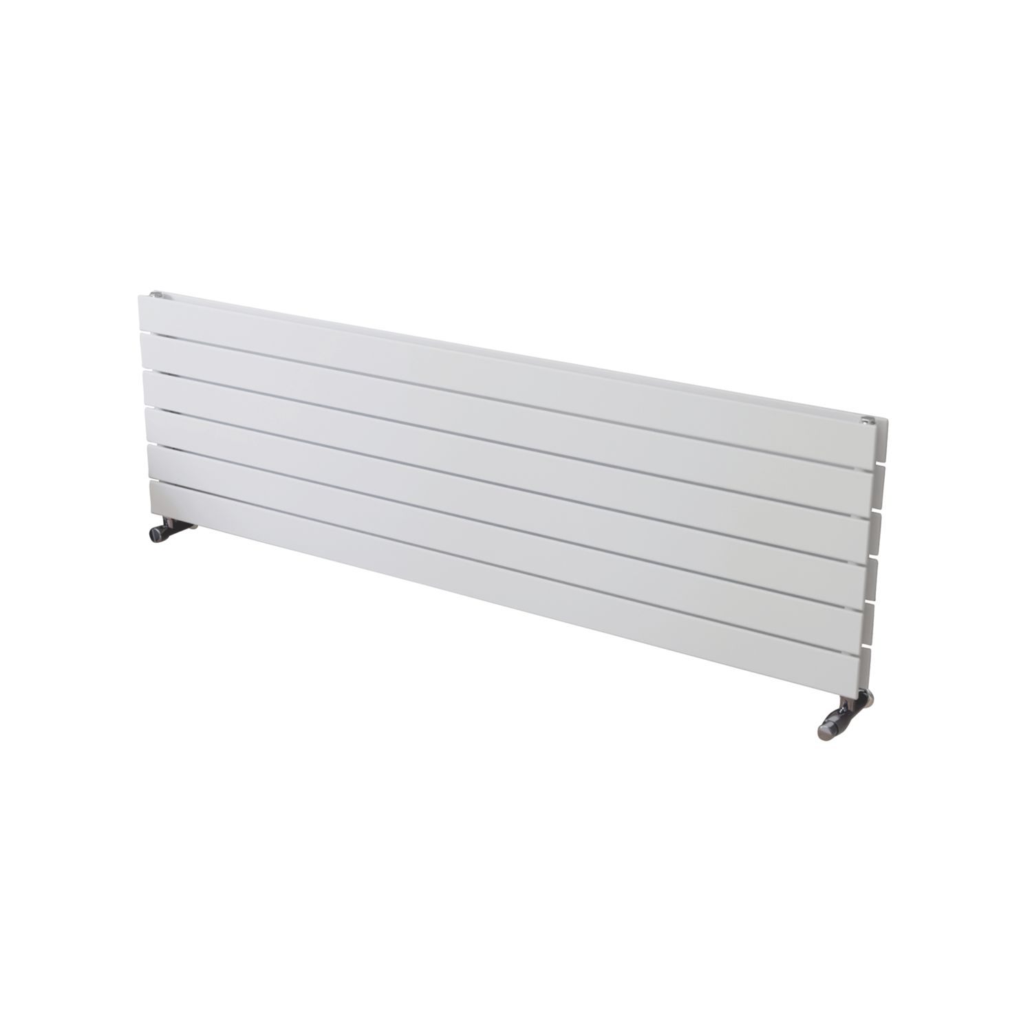 Ximax Oceanus 445mm x 1500mm 3901BTU White Horizontal Designer Radiator (848TR)