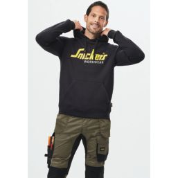 Snickers 2899 - Classic Logo Hoodie Black Small 36" Chest