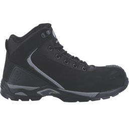 Albatros Runner XTS Mid Size 10  Black Water-Resistant  Safety Boots