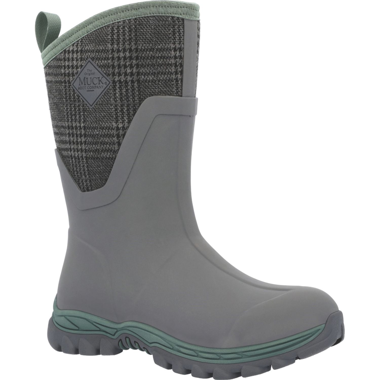 Muck Boots Arctic Sport II Mid Size 7 Womens Grey Non Safety Wellies (848XR)