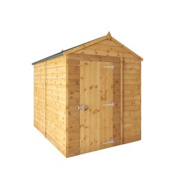Mercia Modular 6' x 7' 6" (Nominal) Apex Shiplap T&G Timber Shed