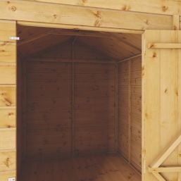 Mercia Modular 6' x 7' 6" (Nominal) Apex Shiplap T&G Timber Shed