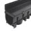 FloPlast FloDrain Threshold Channel Drain Black 1090mm x 1m