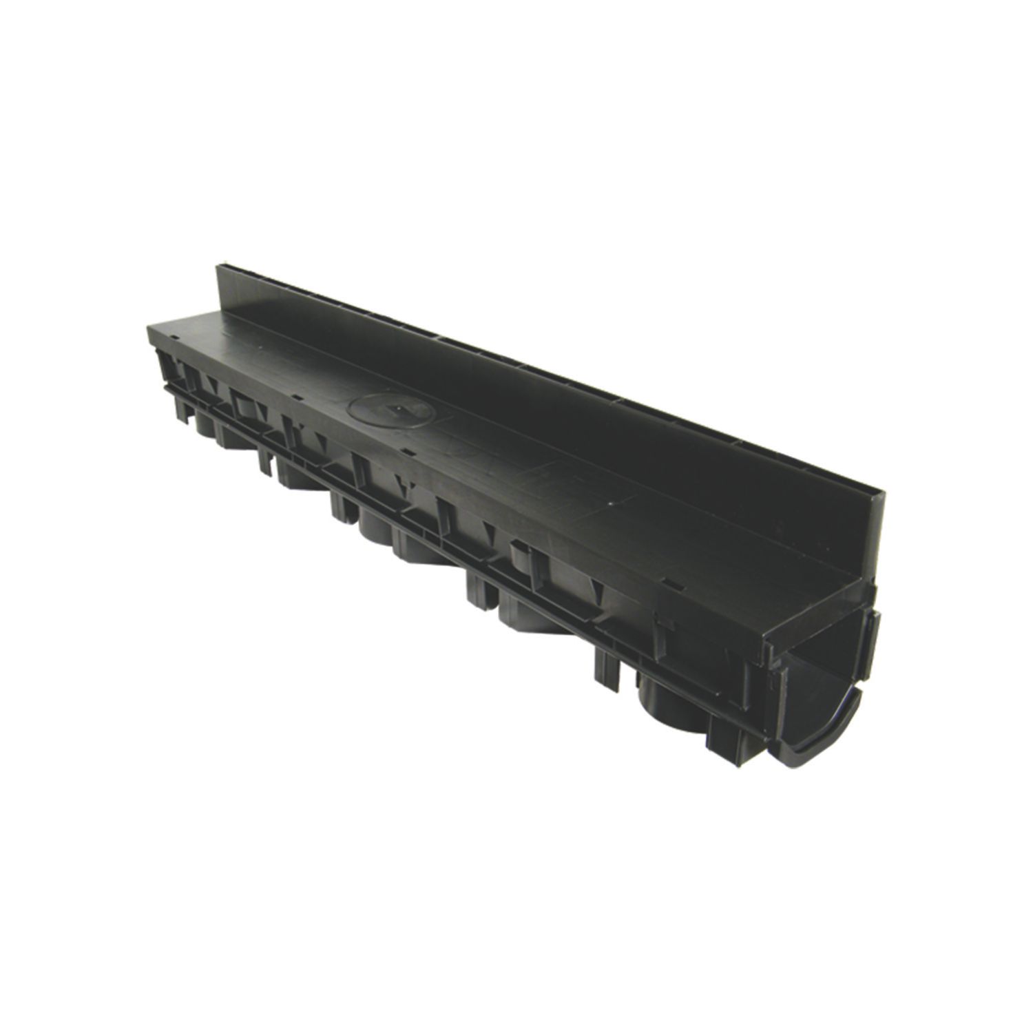 FloPlast FloDrain Threshold Channel Drain Black 1090mm x 1m (8490G)