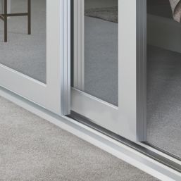 Spacepro Shaker 1-Door Sliding Wardrobe Door White Frame Mirror Panel 914mm x 2260mm