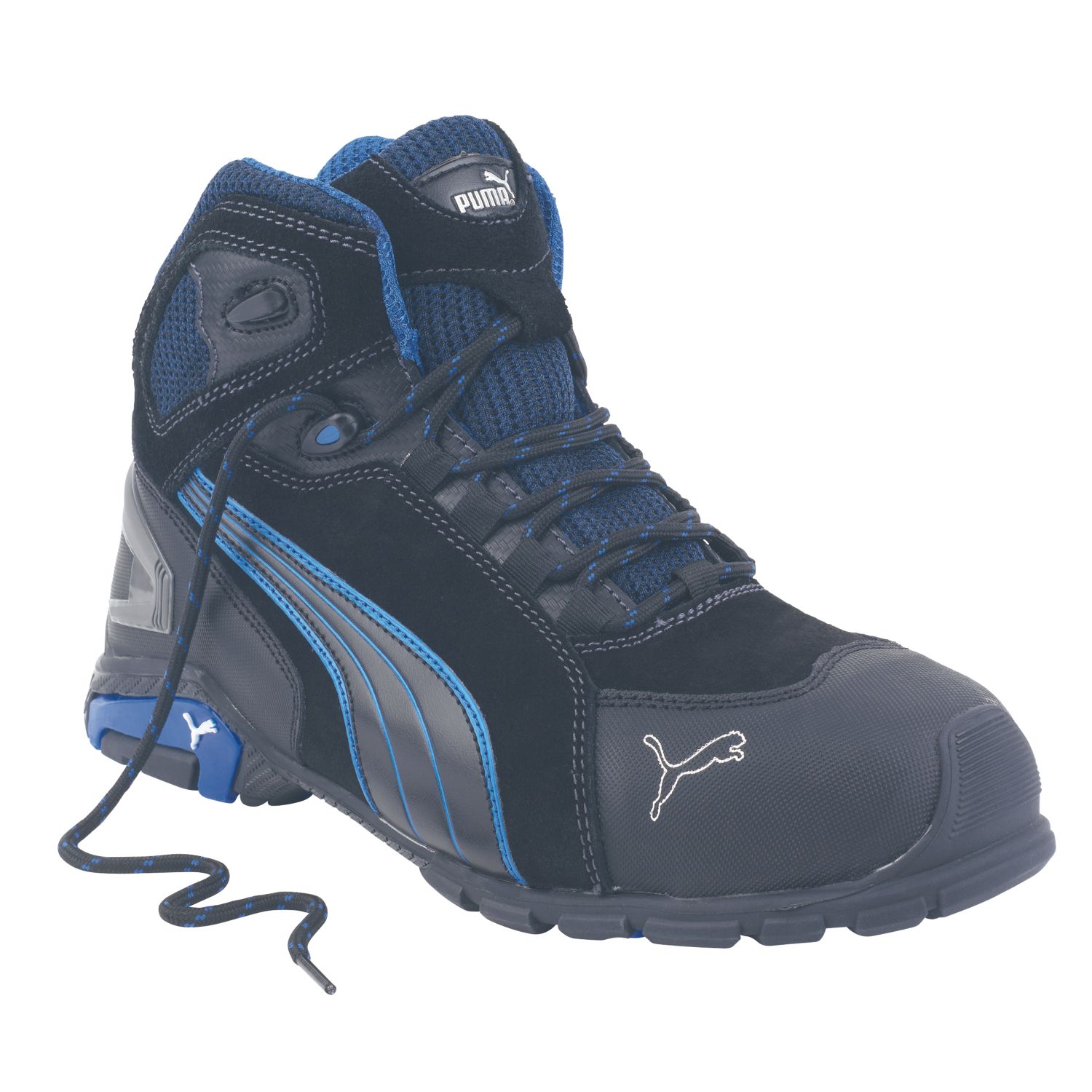 Puma Rio Size 11 Black Water-Resistant Safety Trainer Boots (8492H)
