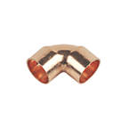 Flomasta  Copper End Feed Equal 90° Elbows 15mm 2 Pack
