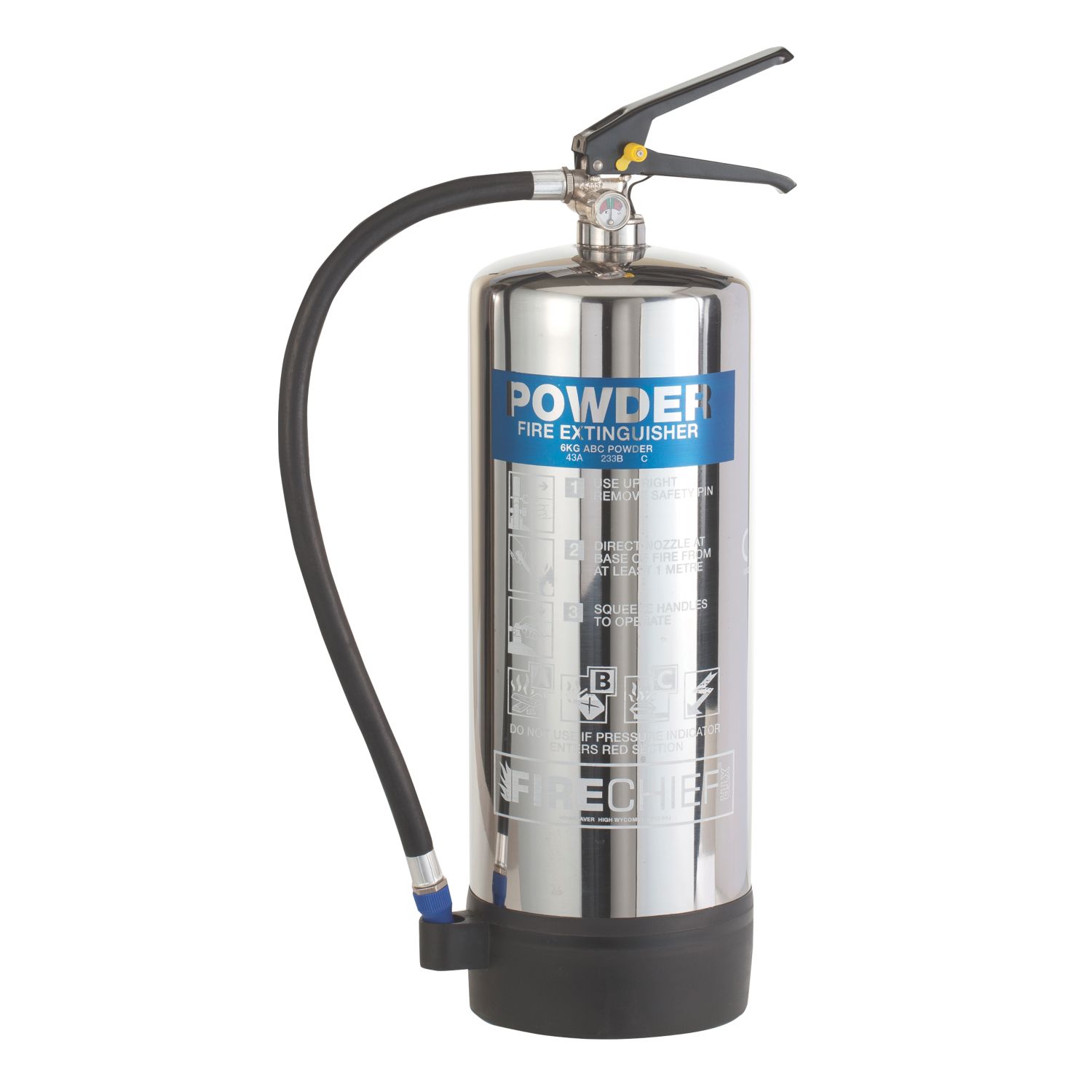 Firechief PXP6 Dry Powder Fire Extinguisher 6kg (8493T)