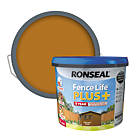 Ronseal Fence Life Plus Shed & Fence Treatment Harvest Gold 9Ltr