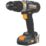 Titan TTI1257COM 18V 1 x 2.0Ah Li-Ion TXP  Cordless Combi Drill Kit