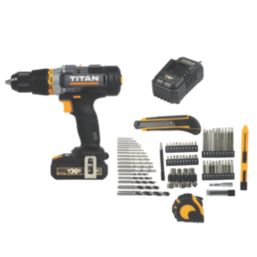 Titan TTI1257COM 18V 1 x 2.0Ah Li-Ion TXP  Cordless Combi Drill Kit