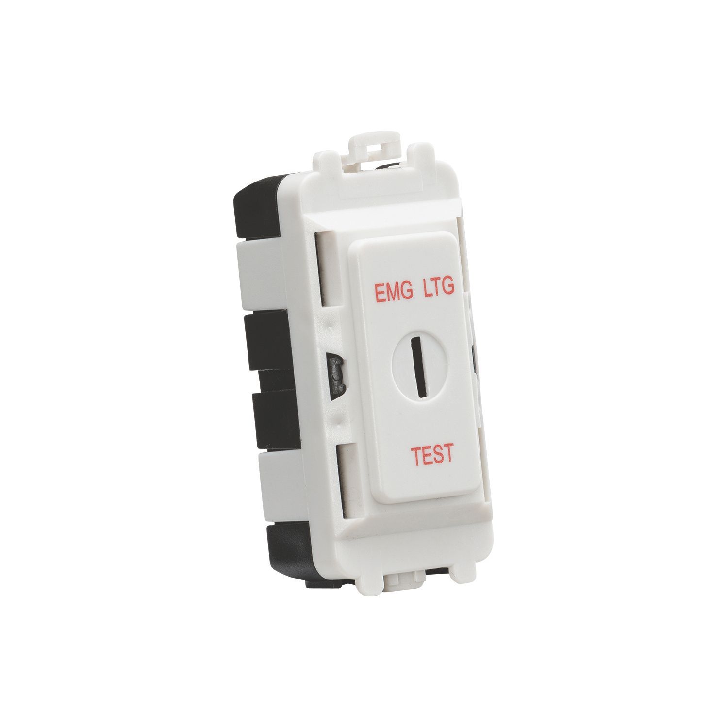 Knightsbridge 20AX Grid SP Emergency Lighting Test Key Switch White (849AM)