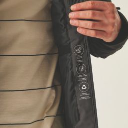 Regatta Highton Stretch Padded  Jacket Ash / Black Medium 46.4" Chest