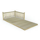 Forest Ultima Decking Kit with 2 x Balustrades (3 Posts) 2.4m x 4.8m