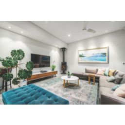 4lite  Fixed  Fire Rated Downlights White 6 Pack