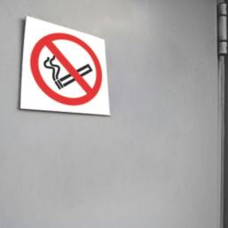 Essentials No Smoking Symbol Sign 100mm x 100mm