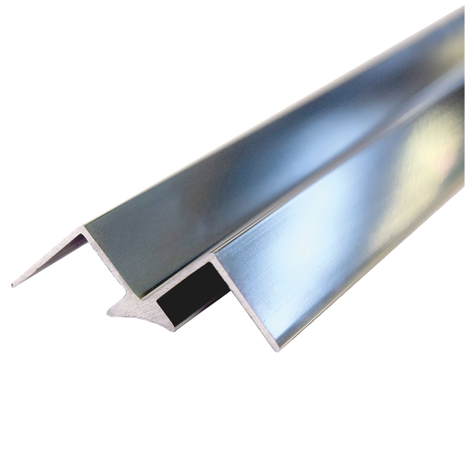Multipanel Type A Internal Corner Polished Aluminium 2450mm x 11mm (849JE)