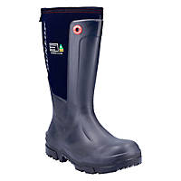 Dunlop Snugboot Workpro   Safety Wellies Black Size 10
