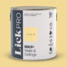 LickPro Max+ 2.5Ltr Yellow 08 Matt Emulsion  Paint