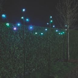 String Light Pole Black