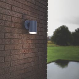 LAP  Outdoor LED Wall Light Down Projection Charcoal Grey 4.3W 380lm