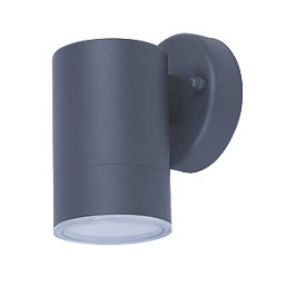 LAP  Outdoor LED Wall Light Down Projection Charcoal Grey 4.3W 380lm