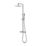 ETAL Delta Rear-Fed Exposed Polished Chrome Thermostatic Bar Mixer Shower