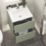Newland  Double Drawer Wall-Mounted Vanity Unit with Basin Matt Sage Green 500mm x 450mm x 540mm