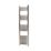 Towelrads 1200mm x 300mm 1105BTU Grey / Silver Flat Designer Towel Radiator