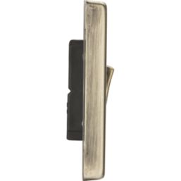 Knightsbridge  10AX 2-Gang 2-Way Light Switch  Antique Brass