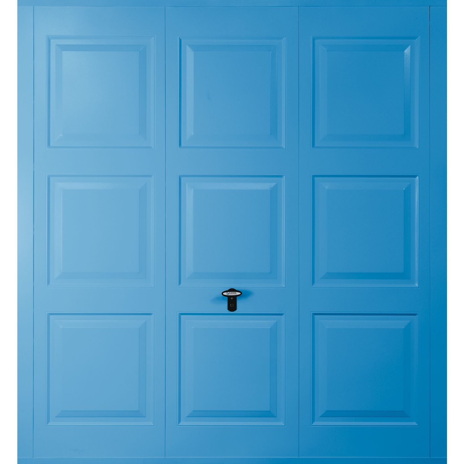 Gliderol Georgian 7' x 6' 6" Non-Insulated Framed Steel Up & Over Garage Door Light Blue (849VP)