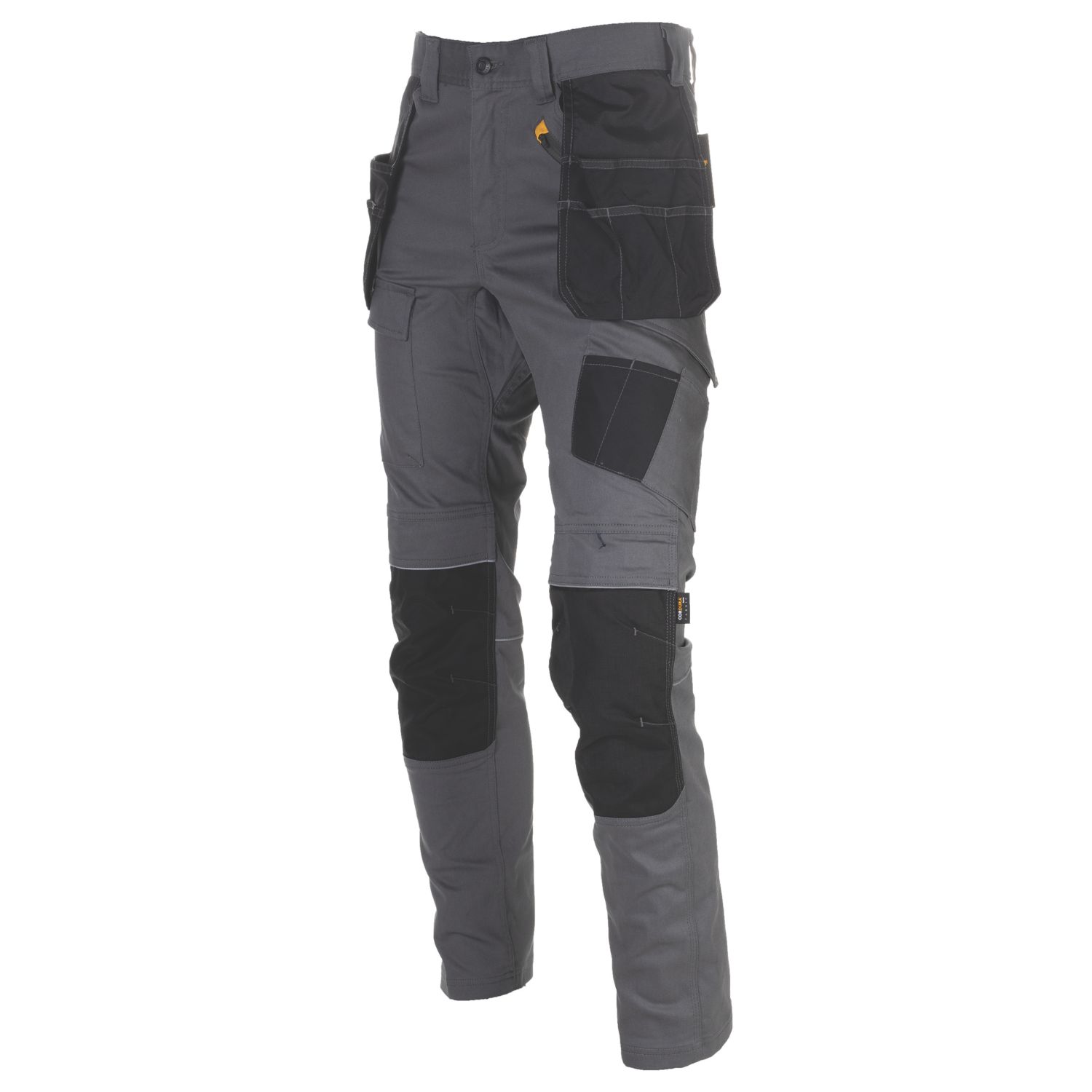 CAT Stretch Pocket Work Trousers Grey 32" W 32" L (849VT)