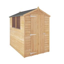 Mercia Value 4' x 6' (Nominal) Apex Overlap Timber Shed