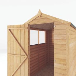 Mercia Value 4' x 6' (Nominal) Apex Overlap Timber Shed
