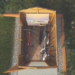 Mercia Value 4' x 6' (Nominal) Apex Overlap Timber Shed