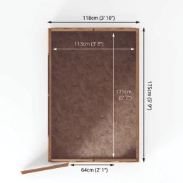 Mercia Value 4' x 6' (Nominal) Apex Overlap Timber Shed