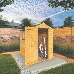 Mercia Value 4' x 6' (Nominal) Apex Overlap Timber Shed