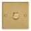 Varilight V-Pro 1-Gang 2-Way LED Dimmer Switch  Polished Brass with Colour-Matched Inserts